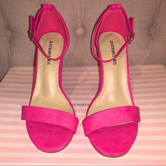 JustFab Shoes - Pink Just Fabulous Heels size 7